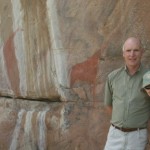 Ron and Sherri at the rock paintings