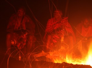 Toroyia Reminissing with stories of the Past.