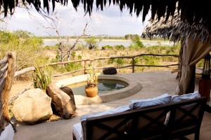 A view from my bedroom at Kiba Lodge Kiba Lodge