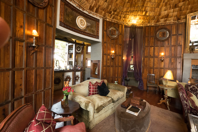 Ngorongoro Crater Lodge lounge