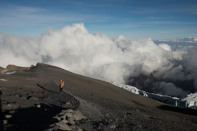 Descent from the summit